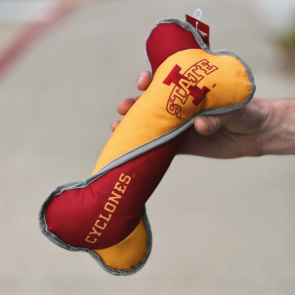 Iowa State Cyclones Dog Tug Bone (11"x6")
